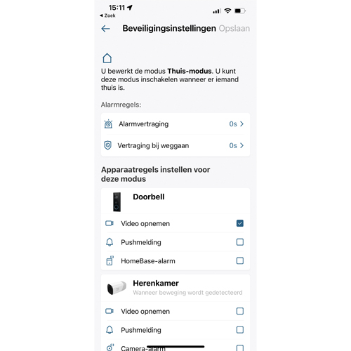 Eufycam 2 Pro duo Pack thuis modus