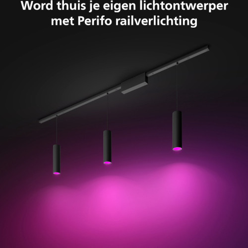 Philips Hue Perifo Basisset 3-pack Pendant Zwart