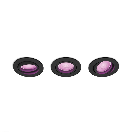 Philips Hue Centura Rond Inbouwspot zwart 1x4.2W