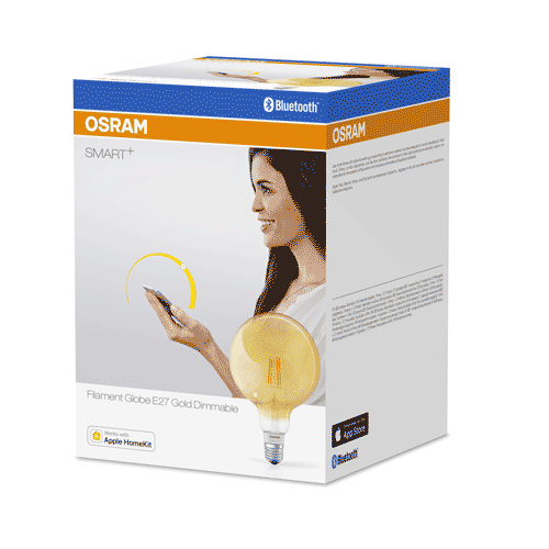 Osram LED Filament Lamp Globe Goud E27 Homekit