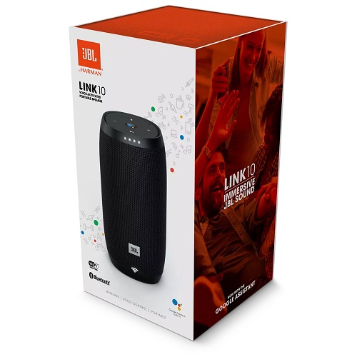 JBL Link 10 draadloze speaker met Google Assistant zwart