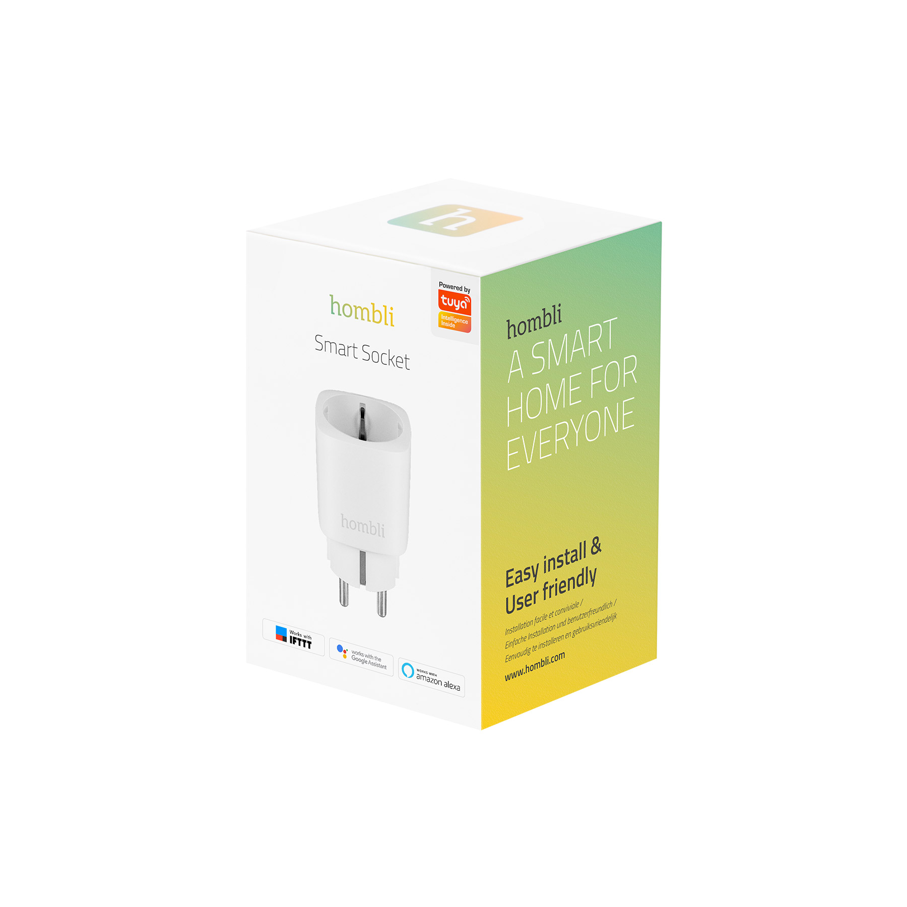 Hombli Slimme Slimme stekker 3-Pack WiFi