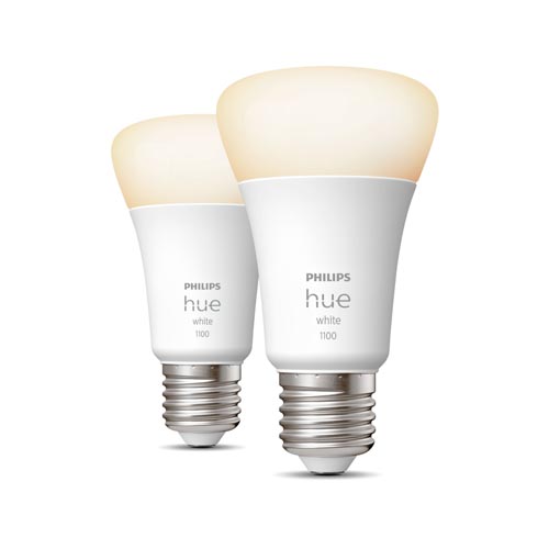 Philips Hue White ambiance 2-pack E27 1055 lumen packaging
