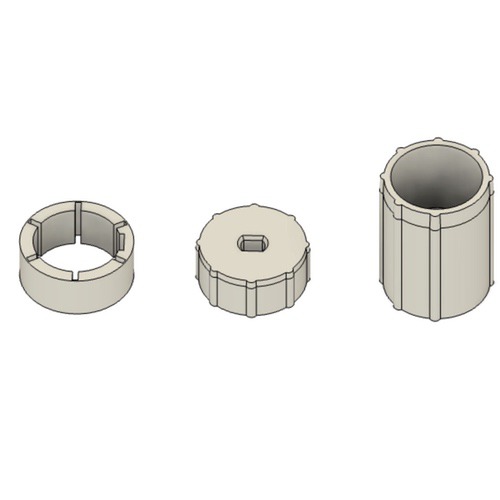 Motionblind asadapter Versie 2.0 in diverse afmetingen