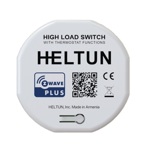 Heltun High load inbouw switch 3.600 watt Z-wave Plus met stroommeting