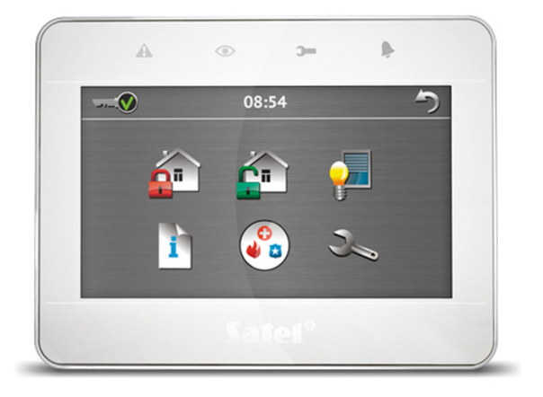 Satel Touchscreen Wit Integra 4.3