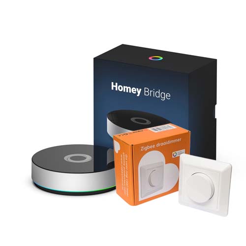 Athom Homey Bridge met Zigbee draaidimmer