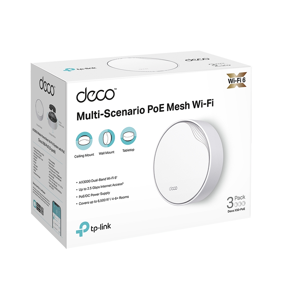 Deco X50-PoE 3-pack