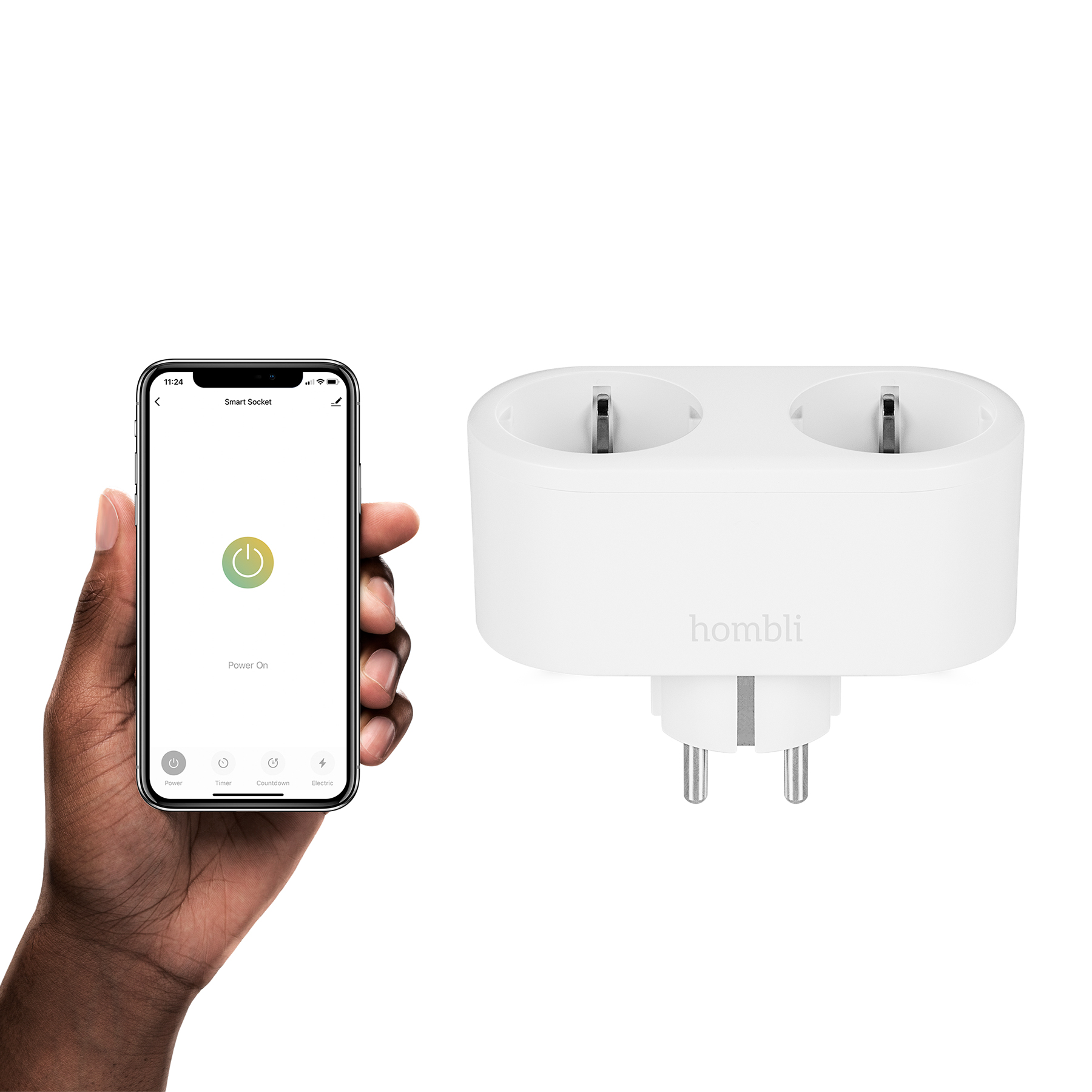 Hombli Slimme Stekker Duo WiFi
