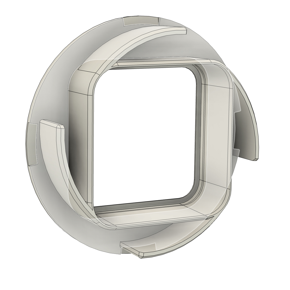 Hue motion sensor inbouwbeugel voorkant