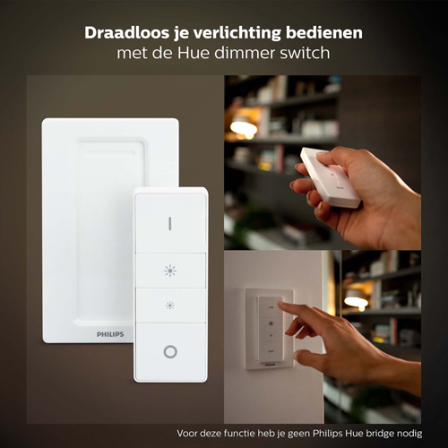 Philips Hue Starterpack3 E27 Lampen Kleur Schakelaars Bridge