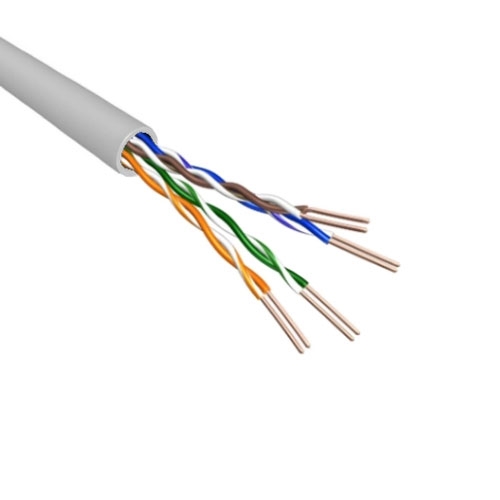 EEconnect UTP kabel Cat5e 100m Massief Grijs