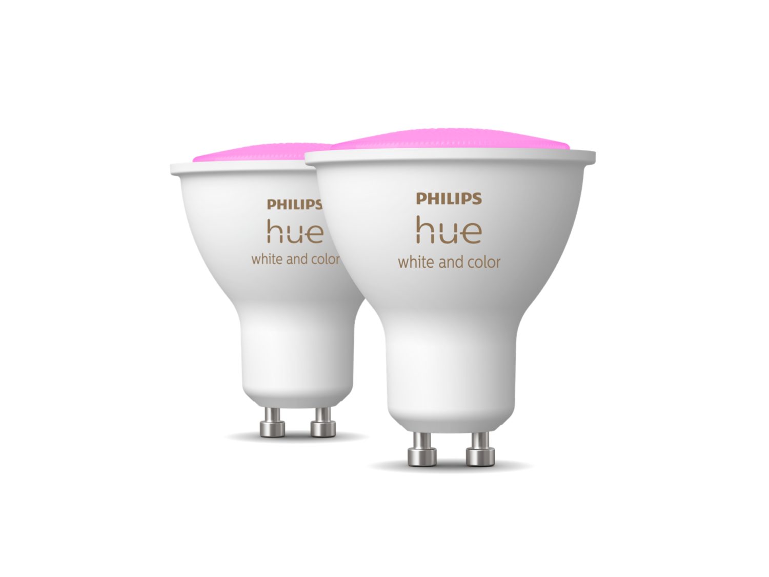 Philips Hue white and color ambiance GU10 duo pack