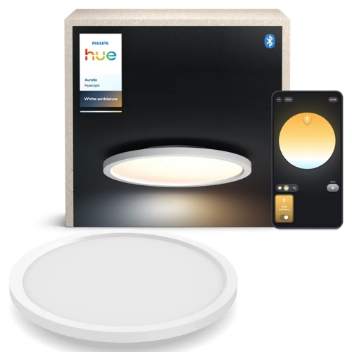Philips Hue Aurelle Rond Wit White Ambiance Afbeelding