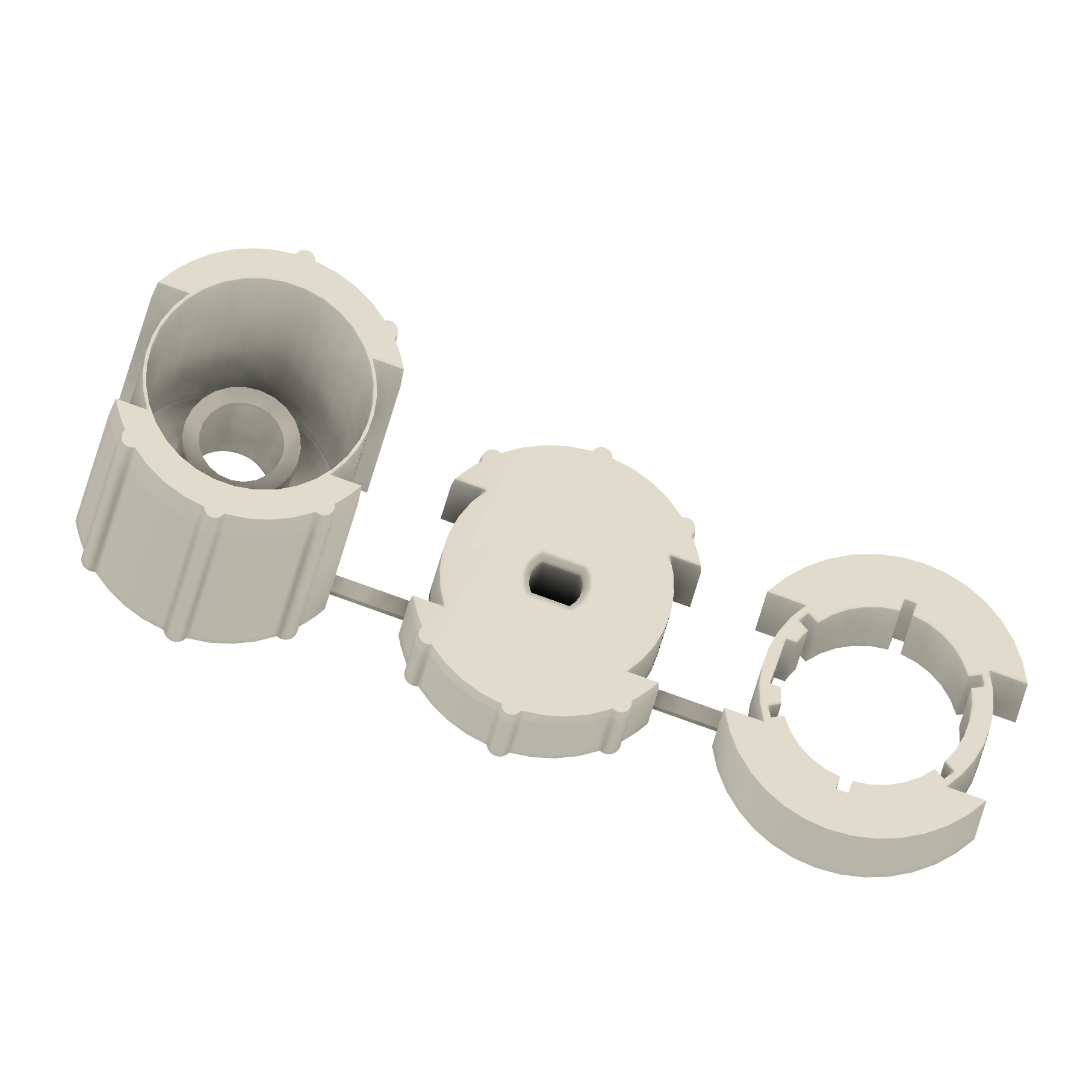 Adapterset 33mm V2 motionblind