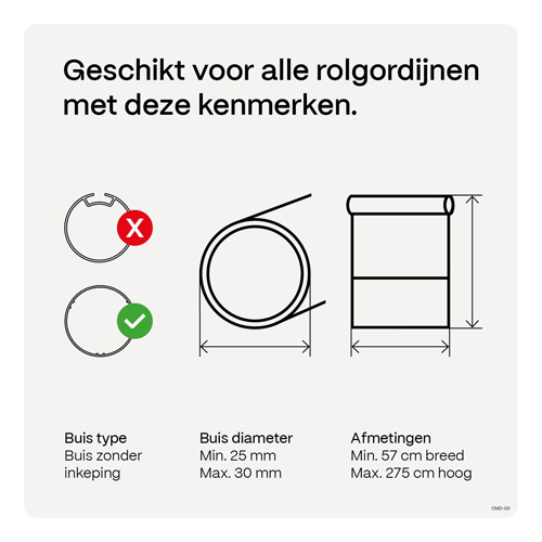 Motionblinds slim rolgordijn