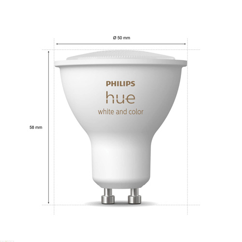 Philips Hue white and color ambiance GU10