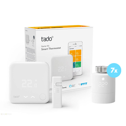 tado° Slimme Thermostaat V3+ starterkit met slimme radiatorknoppen