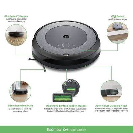 iRobot stofzuiger i5 capiciteiten