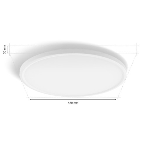 Philips Hue Tento WA PlafondLamp Rond M White