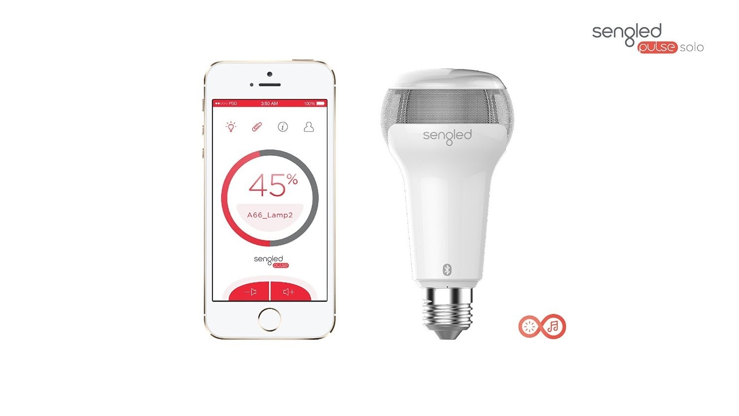 Sengled Led Lamp Met Speaker Bluetooth Pulse Solo Sengled