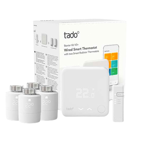 tado° Slimme Thermostaat V3+ starterkit met slimme radiatorknoppen