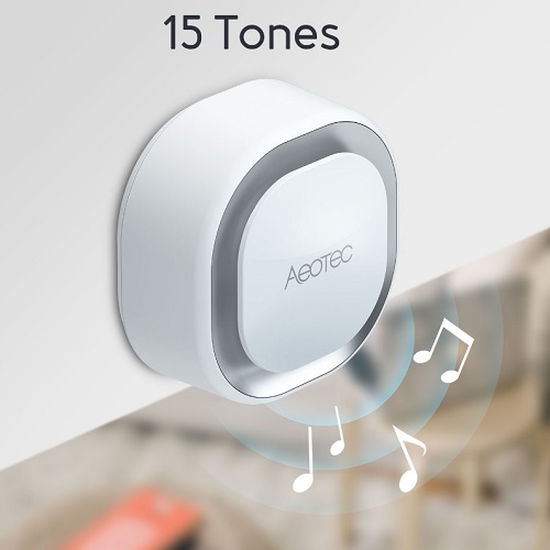 Aeotec Doorbell 6 Met Sirene en led lamp Z-Wave Plus