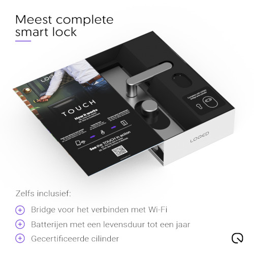 Loqed Smart Lock inhoud van de doos