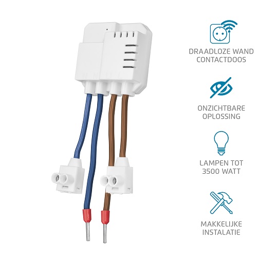 KlikAanKlikUit Schakelaar 433mhz 3500W Inbouw