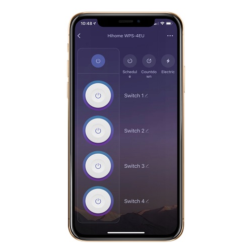 Hihome WiFi Smart Stekkerdoos 3680W