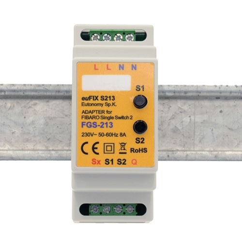 Eutonomy Dinrail behuizing Fgs-213 Enkele Schakelaar