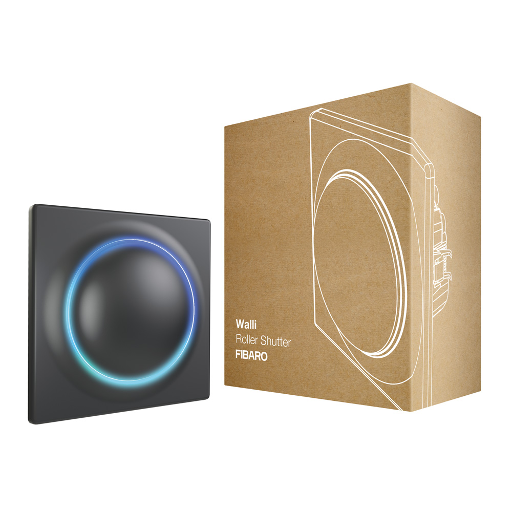 FIBARO rollershutter walli antraciet packaging