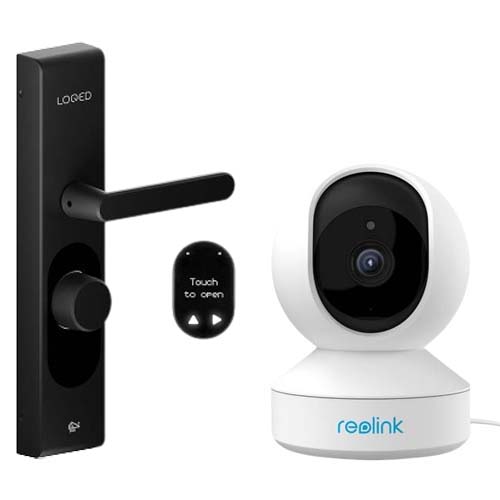 LOQED Smartlock met Reolink E1 indoor camera