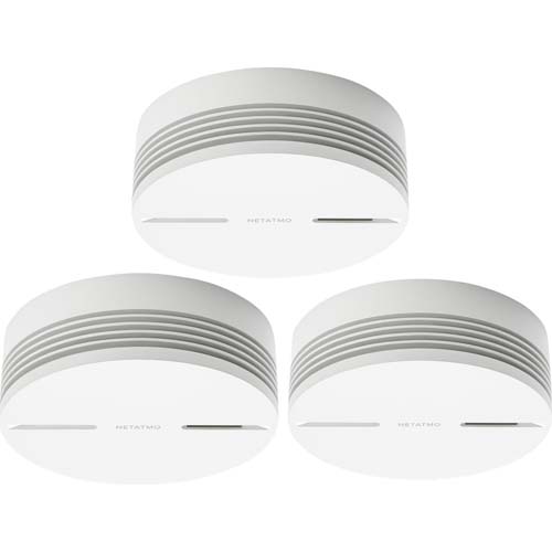 Netatmo Slimme Rookmelder 3-pack