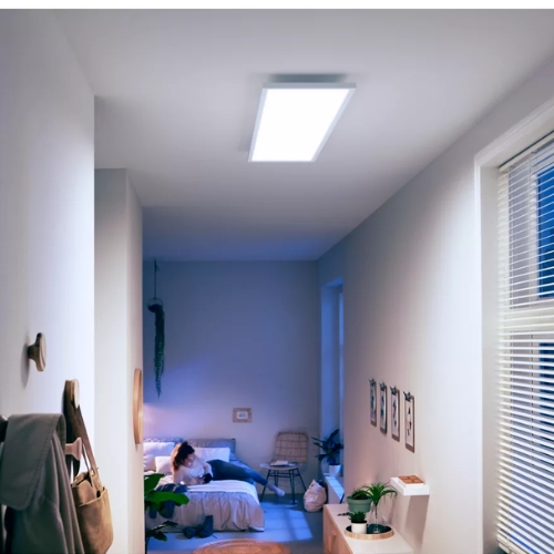Philips Hue Aurelle Rechthoekige Plafondlamp Wit White Ambiance Afbeelding