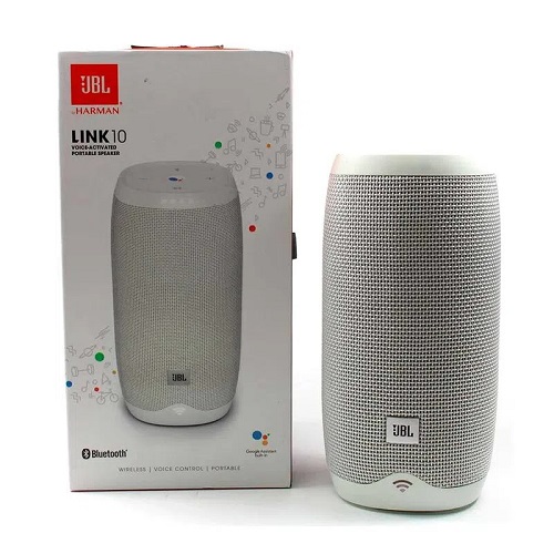 JBL Link 10 draadloze speaker met Google Assistant wit