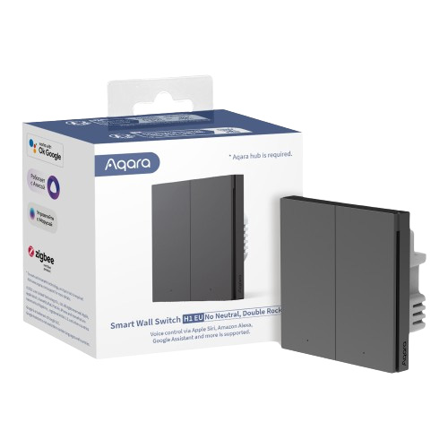 Aqara Smart Wall Switch H1 | Dubbele schakelaar