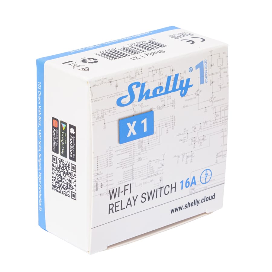 Shelly 1 WiFi Relais Schakelaar