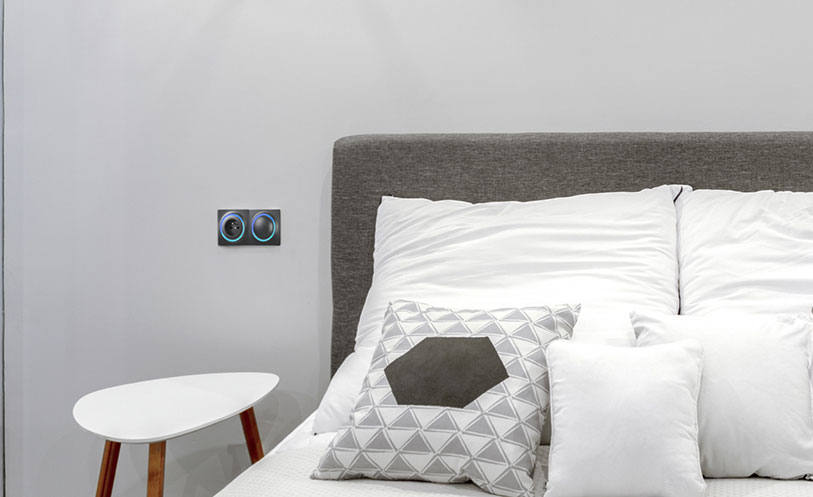 FIBARO Walli Outlet Type E Antraciet 3680W