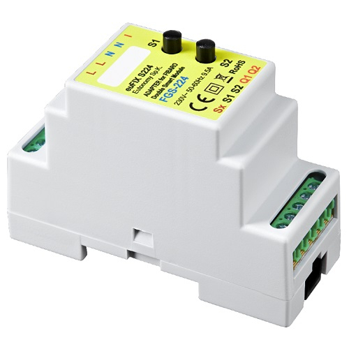 Eutonomy Dinrail Behuizing FGS-224 Met Pushbuttons Eutonomy Dinrail behuizing Fgs-224 met pushbuttons