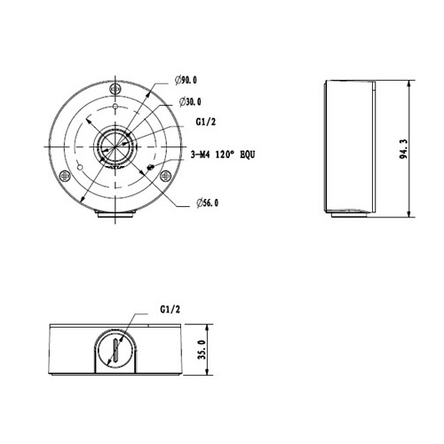 Dahua Waterdichte Montagedoos Pfa134