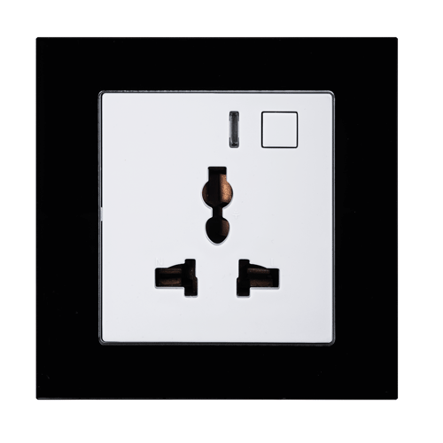 WiHouse Stopcontact Universeel Compleet Zwart Wifi