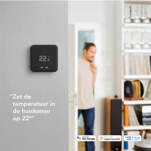 tado Slimme Thermostaat V3+ Zwart Uitbreiding