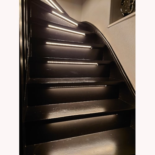 Trapverlichtingsset 50cm breed voor 13 treden