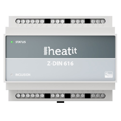 Heat It Schakelaar Z-Wave Plus met 6 aparte relais