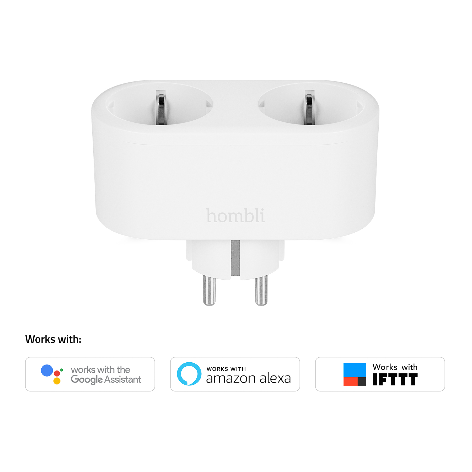 Hombli Slimme Stekker Duo WiFi
