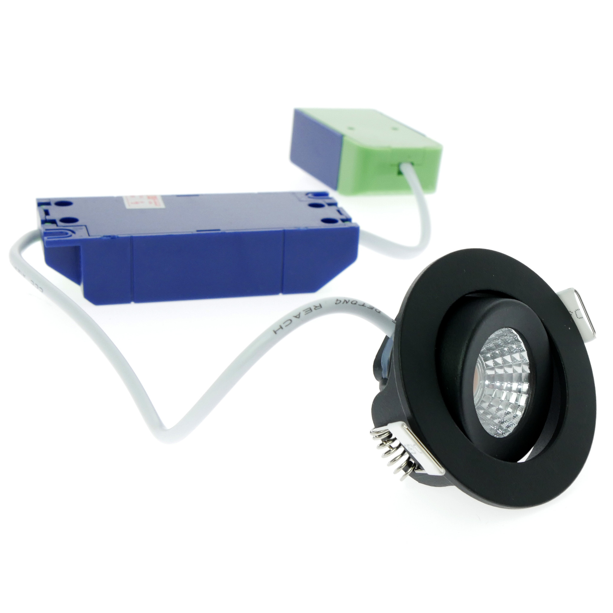 Plafondspot met dim-to-warm lichtbron