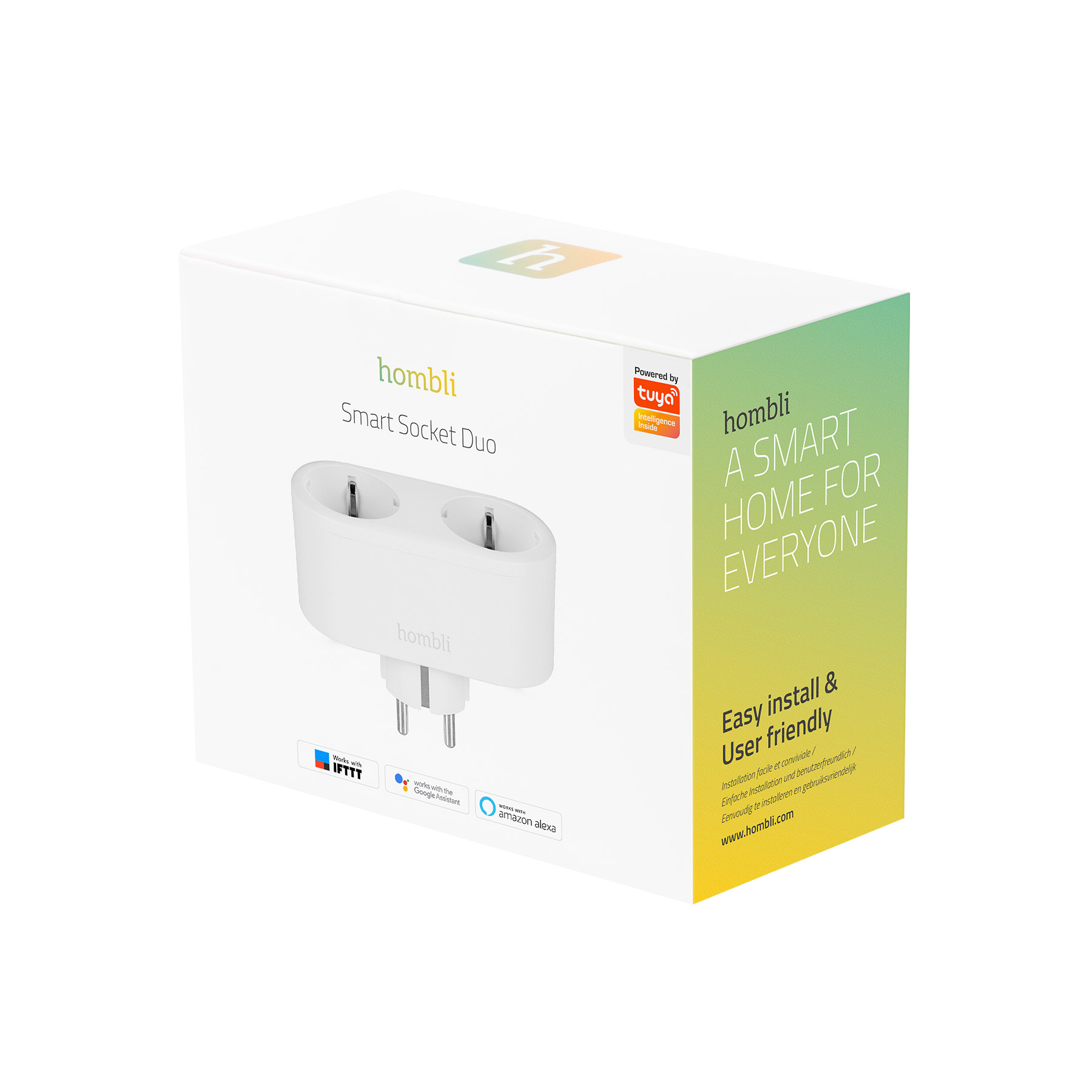 Hombli Slimme Stekker Duo WiFi