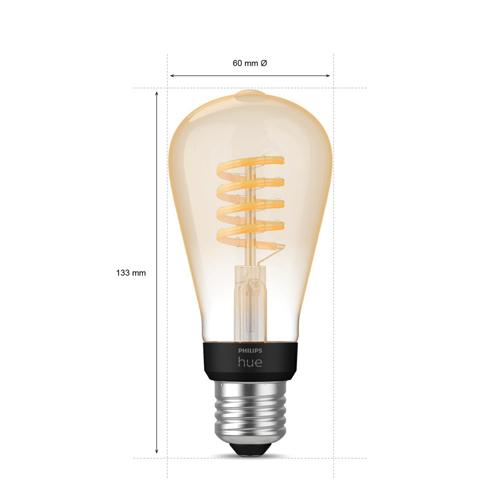 Philips Hue filament lamp Edison E27 White Ambiance