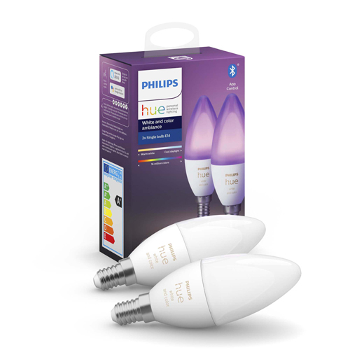 Philips Hue E14 White Colour Ambiance Duopack